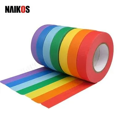 Farvet maskeringstape til håndværk, mærkning, DIY-dekorativ